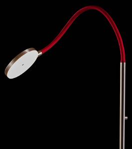 Holtkötter Flex S LED stojací lampa hliník matný/červený