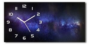 Skleněné hodiny na stěnu tiché Mléčná dráha pl_zsp_60x30_f_89865661