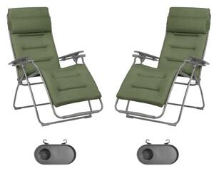 Zvýhodněná sada: 2x FUTURA BeComfort vel. standard zelená Olive + 2× držák nápojů ZDARMA