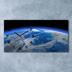 Skleněné hodiny na stěnu tiché Planeta Země pl_zsp_60x30_f_90790439