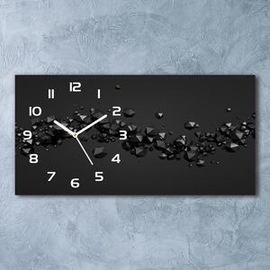 Skleněné hodiny na stěnu tiché Abstrakce 3D pl_zsp_60x30_f_91357857