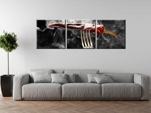 Gario 3 dílný obraz na plátně Horká chilli paprička Velikost: 90 x 60 cm