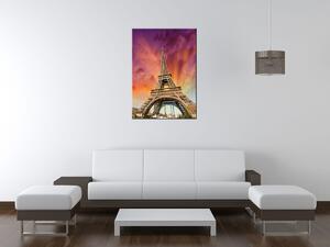 Gario Obraz na plátně Eiffel Tower Paris Velikost: 40 x 100 cm