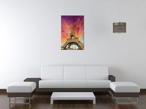 Gario Obraz na plátně Eiffel Tower Paris Velikost: 20 x 30 cm