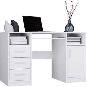TP Living Psací stůl DELTA 120 cm bílý