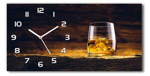 Skleněné hodiny na stěnu Bourbon ve sklenici pl_zsp_60x30_f_95142140