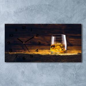 Skleněné hodiny na stěnu Bourbon ve sklenici pl_zsp_60x30_f_95142140