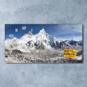 Skleněné hodiny na stěnu tiché Hora Everest pl_zsp_60x30_f_95403149