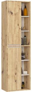 Ak furniture Závěsná koupelnová skříňka VAMI 50 cm dub artisan/kašmírová