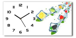 Skleněné hodiny na stěnu Ovoce v kostkách pl_zsp_60x30_f_97865731