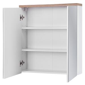 Koupelnová sestava BALI WHITE 60cm s vysokou skříňkou, zrcadlem a umyvadlem
