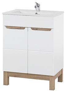 Koupelnová skříňka BALI WHITE 60cm s umyvadlem