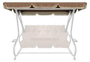 Aga Střecha na zahradní houpačku GRANDLUX Light Brown 212x117cm