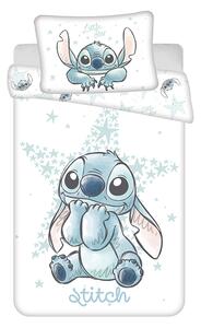 Jerry Fabrics Povlečení do postýlky LILO AND STITCH - white star