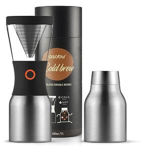 Asobu Cold Brew Coffee KB900 - stříbrný 1 l