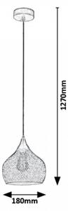 Rabalux 7601 závěsné stropní svítidlo 1x40W|E14
