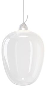 Lodes 21812 0030 Obló medium, závěs z čirého foukaného skla, 1x7W LED 3000K, Ø20,6x29,6cm