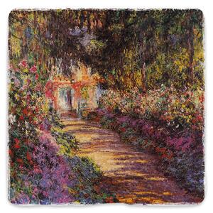 Stezska v Monetově zahradě v Giverny - mramorový tácek
