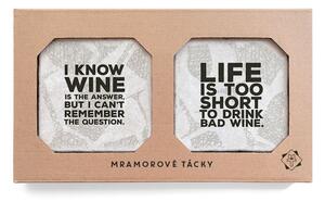 Víno a život, Víno a paměť - mramorový tácek