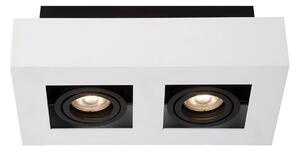 Italux IT8001S2-WH/BK stropní bodové svítidlo Casemiro 2x50W|GU10