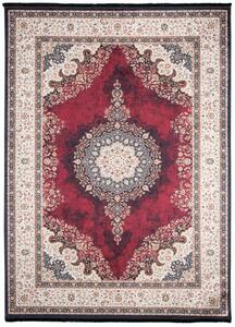 Makro Abra Kusový koberec pratelný VICTORIA 36441 Klasický pogumovaný červený Rozměr: 120x170 cm
