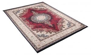 Makro Abra Kusový koberec pratelný VICTORIA 36441 Klasický pogumovaný červený Rozměr: 120x170 cm