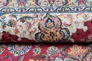 Makro Abra Kusový koberec pratelný VICTORIA 42360 Klasický pogumovaný šedý červený Rozměr: 160x230 cm