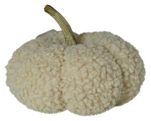 Béžová plyšová dekorace dýně Pumpkin Teddy L - Ø 25*19 cm - Mars & More