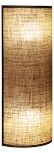 Nástěnná Svítidla Duolla, Nature, Hnědá / Rezavá, Obývací pokoj, Tkanina / Textil, Boho