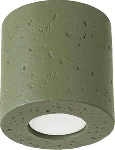 Sollux SL.1841 - Bodové svítidlo ORBIS 1xGU10/10W/230V beton/zelená