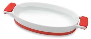 Zapékací miska malá oválná LIVIO červená Vialli Design