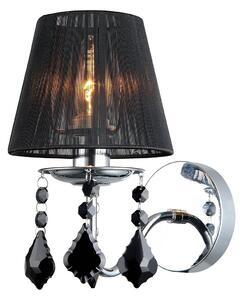 Italux MBM-2572/1 BK nástěnná lampa Cornelia 1x40W|E14