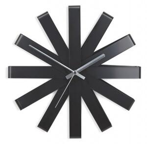 Nástěnné hodiny RIBBON 30 cm černé - Umbra