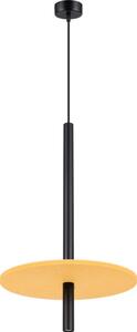 Sollux SL.1880 - Lustr na lanku FELTRO 1xG9/8W/230V černá/žlutá