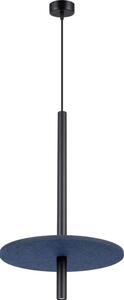 Sollux SL.1881 - Lustr na lanku FELTRO 1xG9/8W/230V černá/modrá