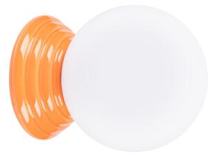 Sollux SL.1893 - Koupelnové nástěnné svítidlo ZORI 1xG9/8W/230V IP44 oranžová