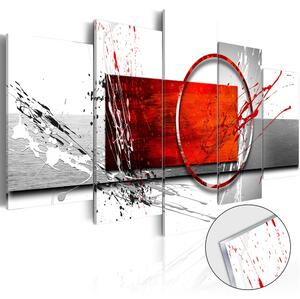 Obraz umělecká expresivita na akrylátovém skle - Wintry Expression - 200x100