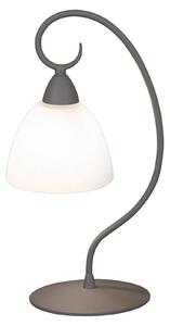 Stolní lampa 1790/1L bílá satinovaná, šedá