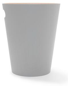 Dřevěný odpadkový koš Umbra Woodrow 28 cm | světlo-šedý