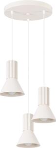 Sollux SL.1871 - Lustr na lanku ESTRIA 3xE14/10W/230V pr. 30 cm krémová