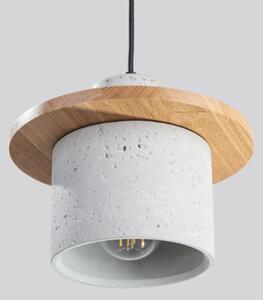 Sollux SL.1363 - Lustr na lanku MAB 1xE27/15W/230V pr. 22 cm beton/šedá