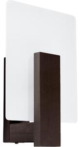 Sollux SL.1096 - Nástěnné svítidlo LAPPO 1xE14/10W/230V wenge