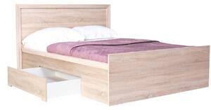 Manželská postel 140 cm Fintona F10 (s roštem a úl. prostorem). 612010