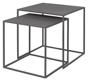BLOMUS stolek FERA SET/2ks kovově šedý 65985