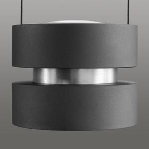 Brilliant Závěsné světlo LED Glow-Sphere, délka 112 cm, černé, kov, stmívatelný, Černá, Obývací pokoj / jídelna, Hliník, Moderní
