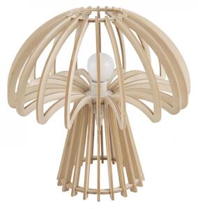 Dřevěná stolní lampa Traditional Mushroom přírodní Leitmotiv