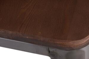 Barová židle Iris Wood 75cm metalická borovice ořech
