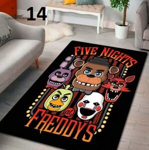Kusový koberec s motivem FNAF, různé velikosti Varianta: 14, Velikost: 40x60 cm