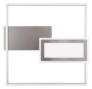 Trio Leuchten R67862907 SPIRO - Moderní LED stropní svítidlo s dálkovým ovladačem v matném niklu, LED 32W, 2700 - 6500K, 50 x 53cm (Ovladačem stmívatelné stropní svítidlo)