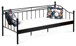 Kovová postel 90 cm černá BED-1905 BK